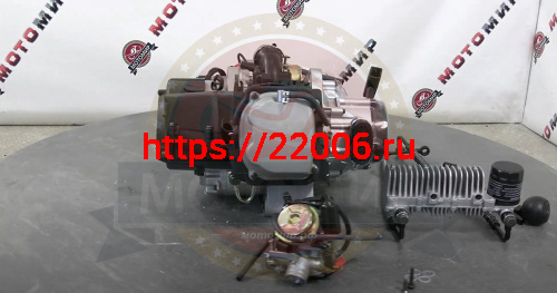 Двигатель 4т. 150 см3 157QMJ (GY6-150) Stels Капитан150 моноблок с редуктором в сборе, масл.ох фото 4