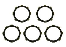 Диск сцепления 1P60 FMJ ферридо шлицы наружу (компл. 5 шт.) (Е9-4) (НАБОР)