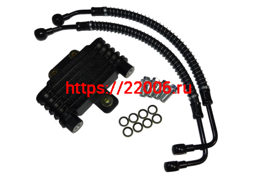 Радиатор масляного охлаждения ATV COMMANDER 200 в комплекте с шлангами Радиатор масляного охлаждения ATV COMMANDER 200 в комплекте с шлангами