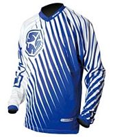 Футболка для мотокросса (Джерси) T118 синяя (L) Scoyco