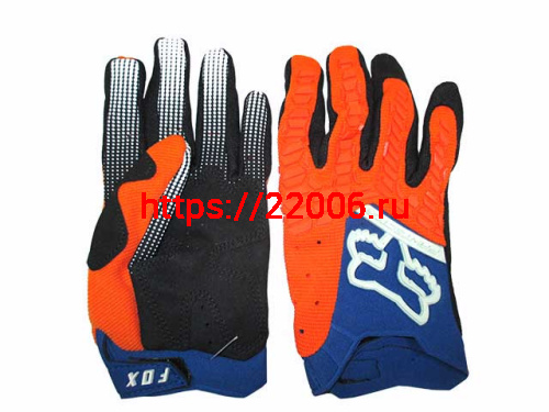 Перчатки KIDS (L) оранжево-синие Перчатки KIDS (L) оранжево-синие