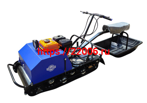 Мотобуксировщик компактный ЛИДЕР-СИГМА-1S, 10 л.с. с модулем "ТЯГАЧ" ВАРИАТОР TAV2-40