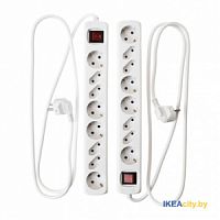 Koppla Удлинитель сетевой, 8 розеток, 1.5 м
