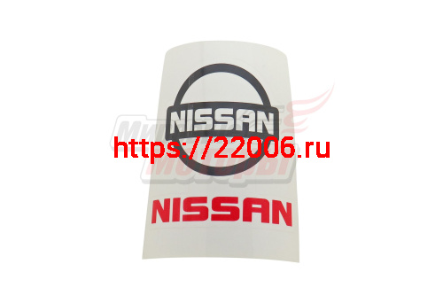 Наклейка логотипа "NISSAN" (12х12)