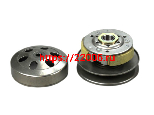 Сцепление в сборе Honda Lead 90 с колоколом ТММР Сцепление в сборе Honda Lead 90 с колоколом ТММР