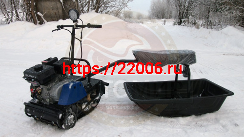 Мотобуксировщик компактный БЕЛКА - 8L л.с., с ФАРОЙ фото 3