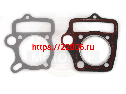 Набор прокладок ЦПГ Шторм 110 52 мм (головки+цилиндра)