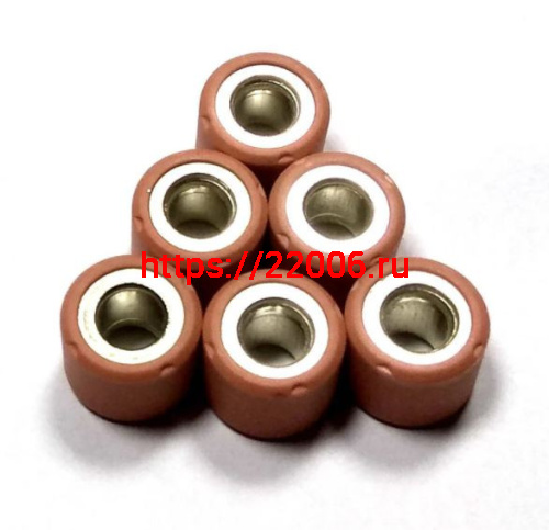 Ролики вариатора (комплект 6 штук) 15*12 9 грамм Yamaha, Stels Ролики вариатора (комплект 6 штук) 15*12 9 грамм Yamaha, Stels